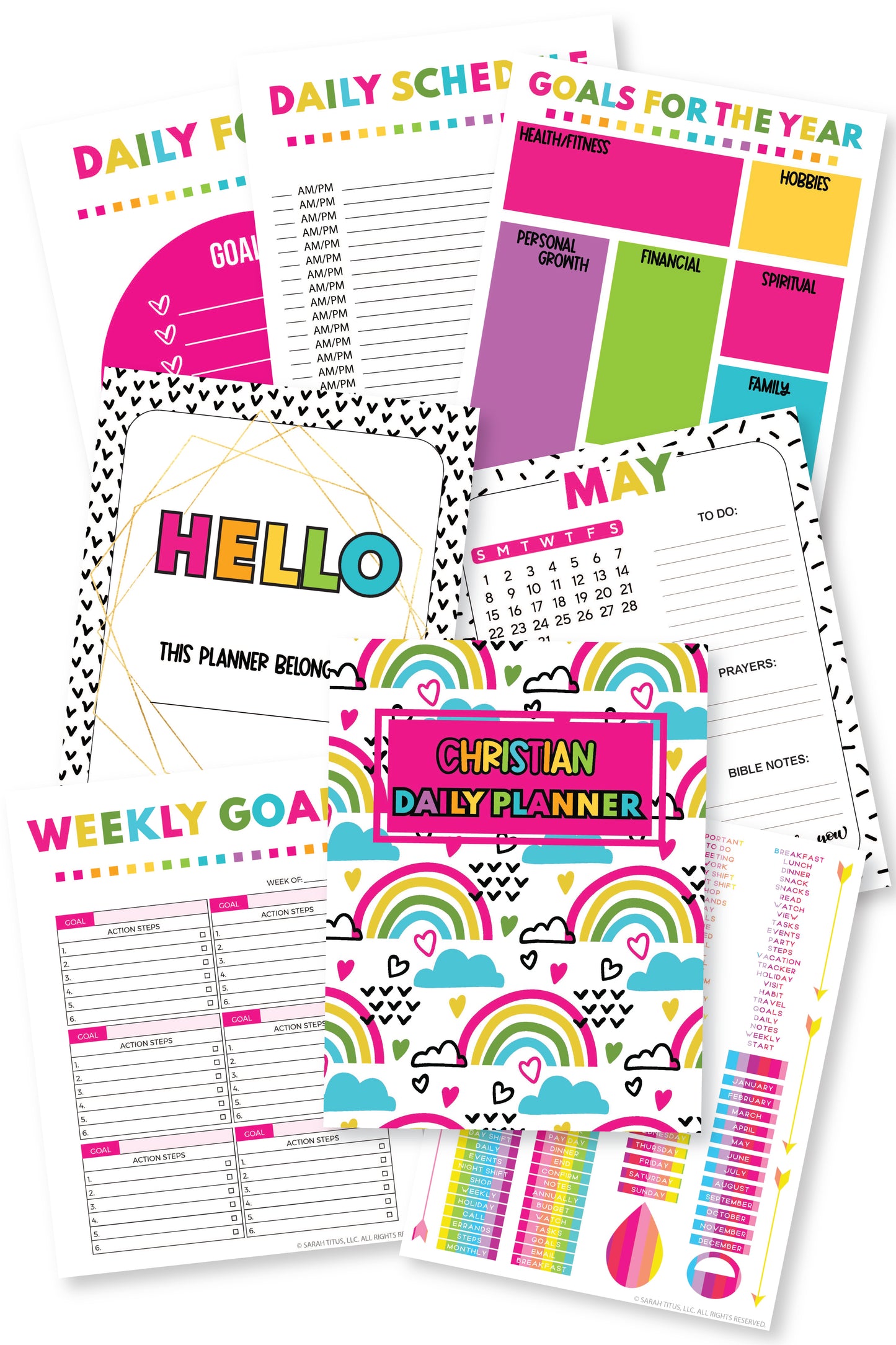 2025/26 Christian Daily Planner {500+ Pages}