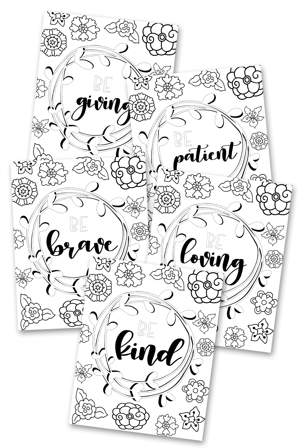 Attitudes Coloring Sheets Pack