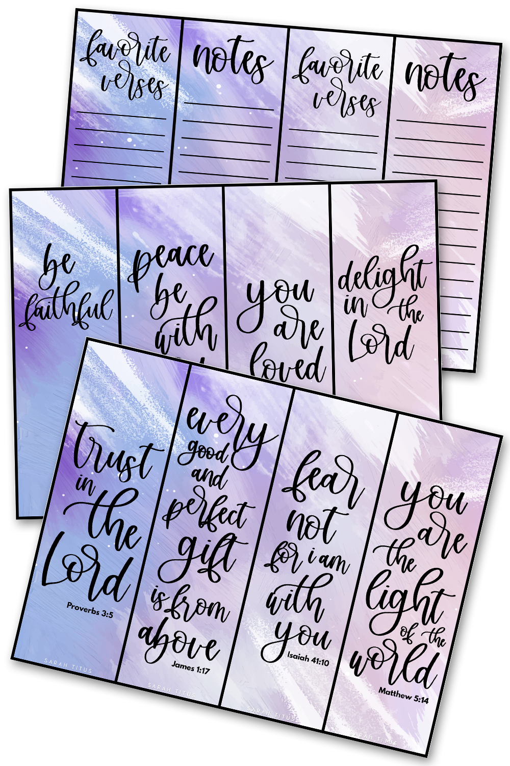 Bible Verse Bookmarks