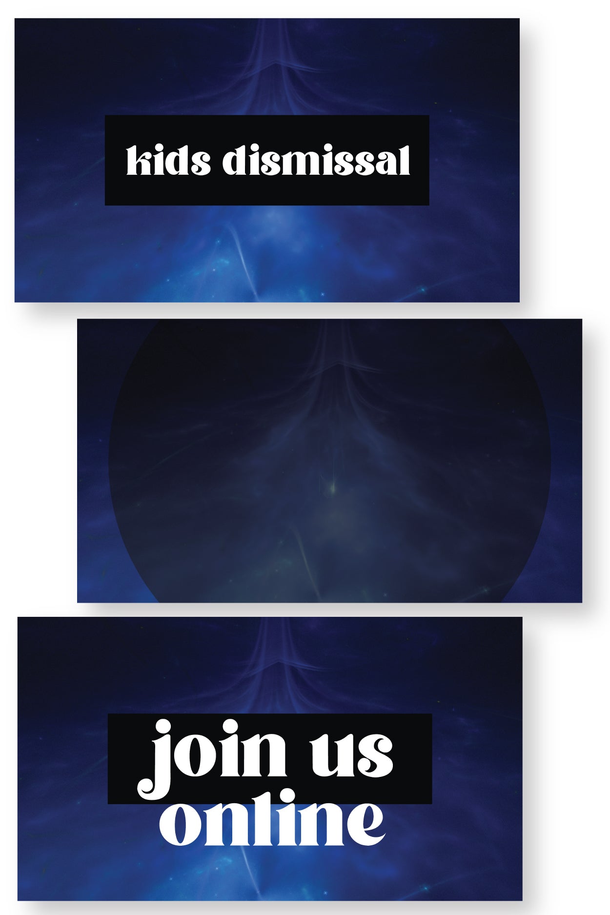 Midnight Blue Slide Templates {65+ Slides}