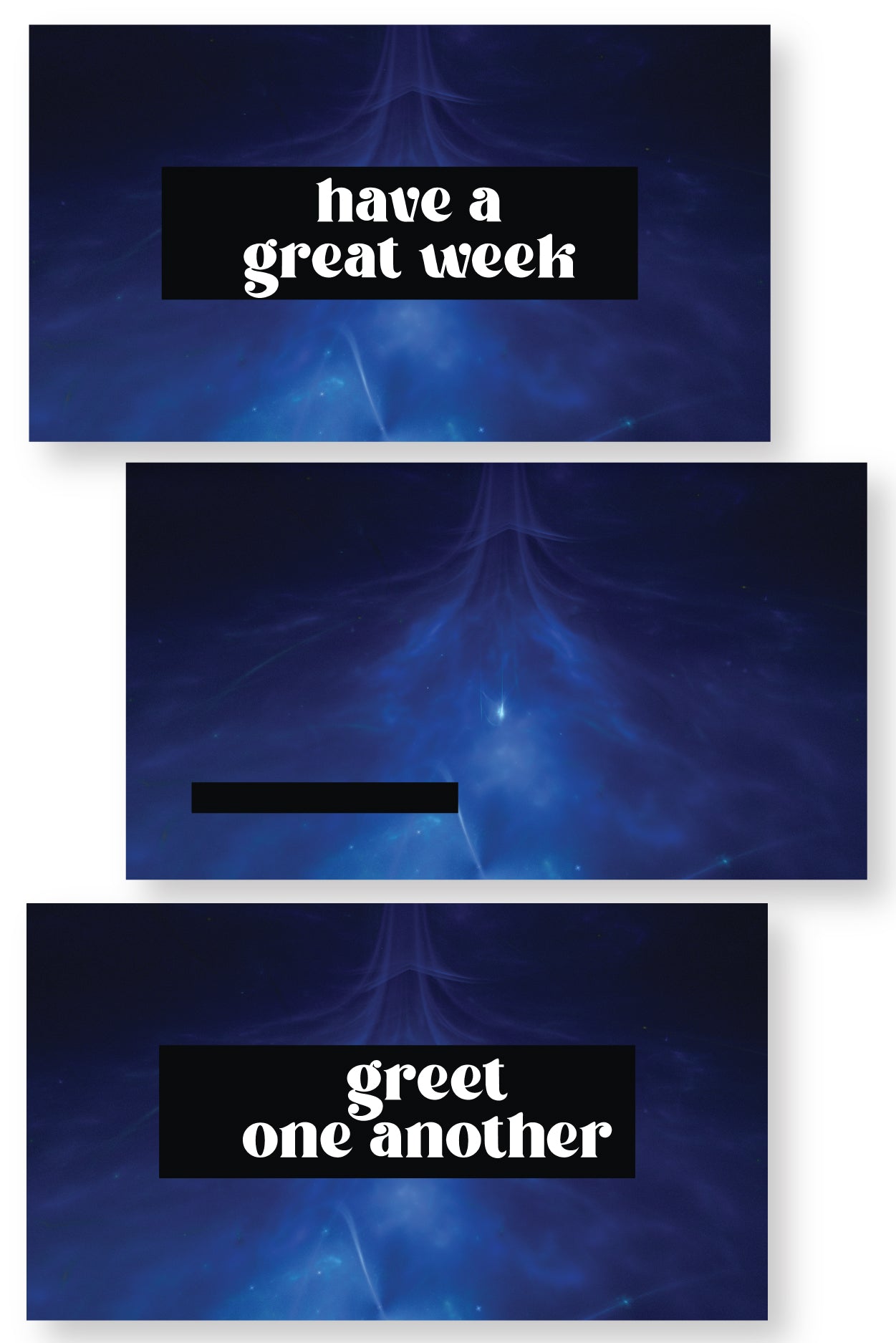 Midnight Blue Slide Templates {65+ Slides}