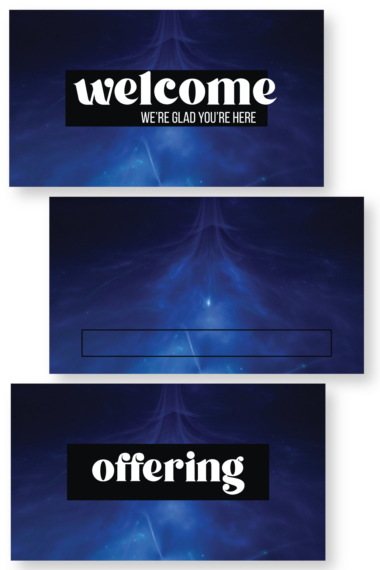 Midnight Blue Slide Templates {65+ Slides}