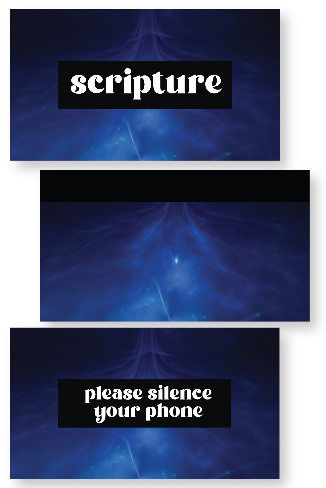 Midnight Blue Slide Templates {65+ Slides}