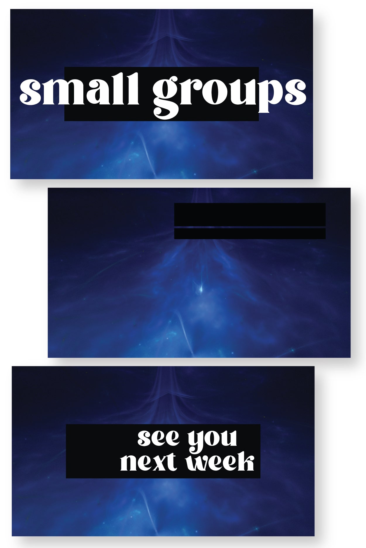Midnight Blue Slide Templates {65+ Slides}