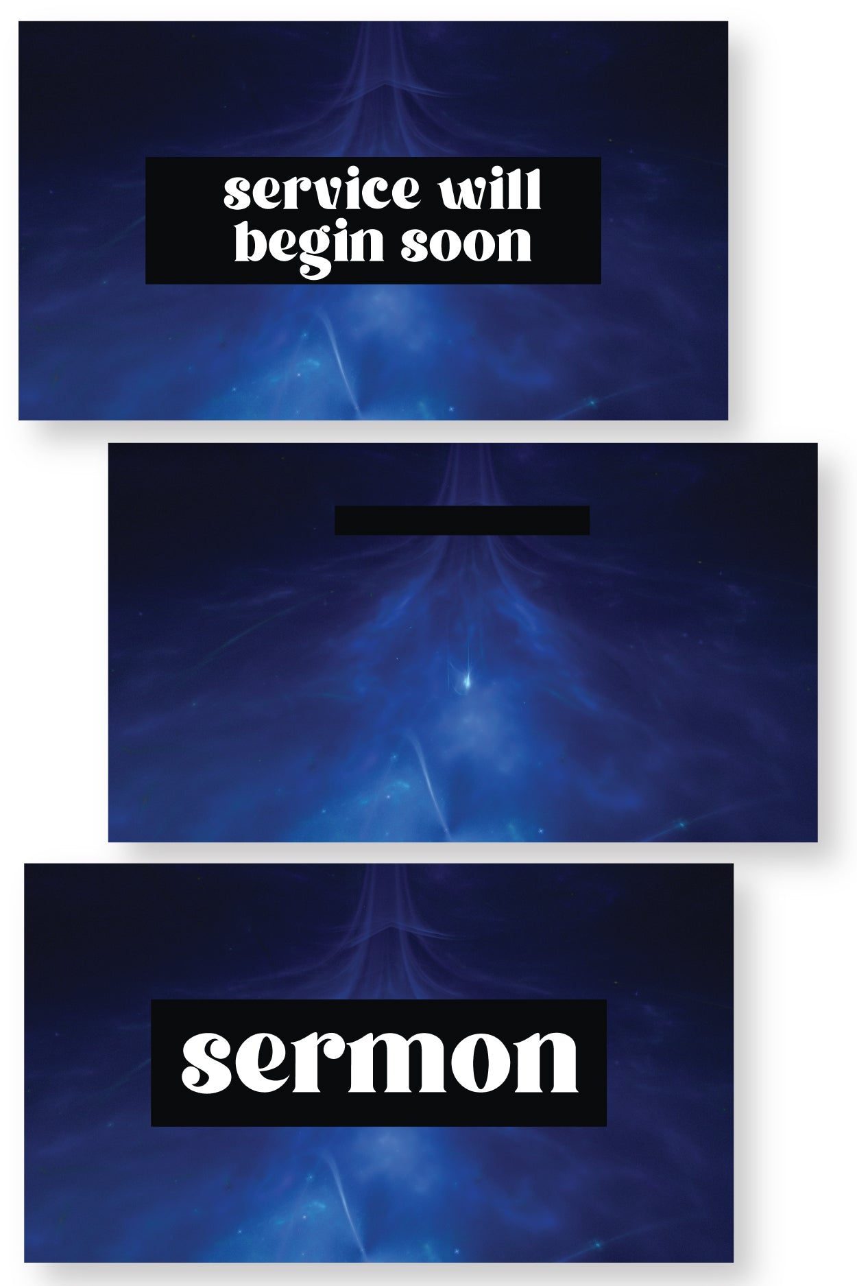 Midnight Blue Slide Templates {65+ Slides}