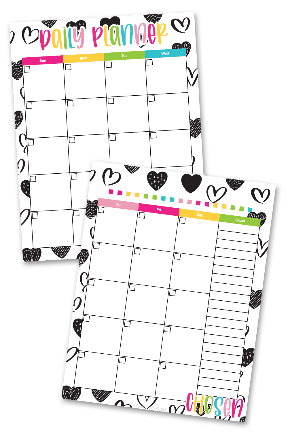 Chosen Hearts Daily Planner