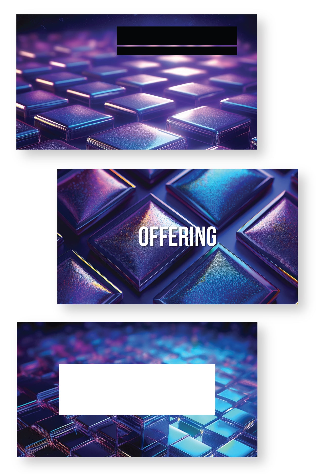 Iridescent Cubes Slide Templates {65+ Slides}