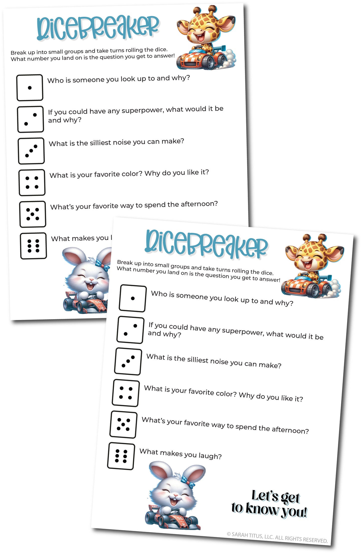 Dicebreaker - School (Racecar)