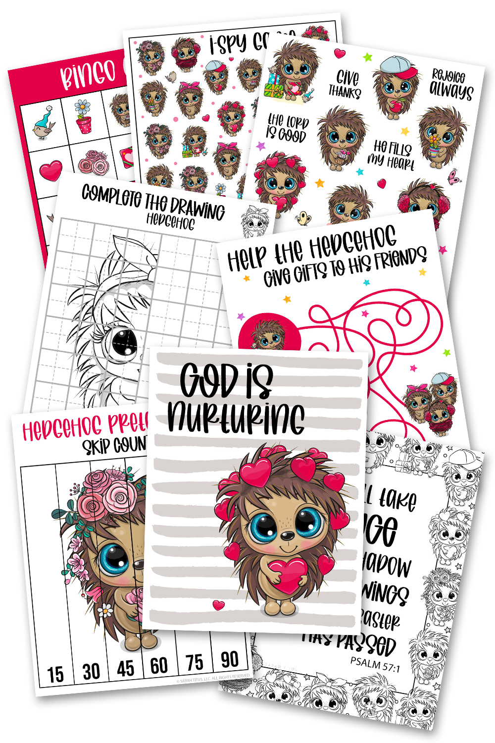 God is Nurturing Kids Activities Pack 