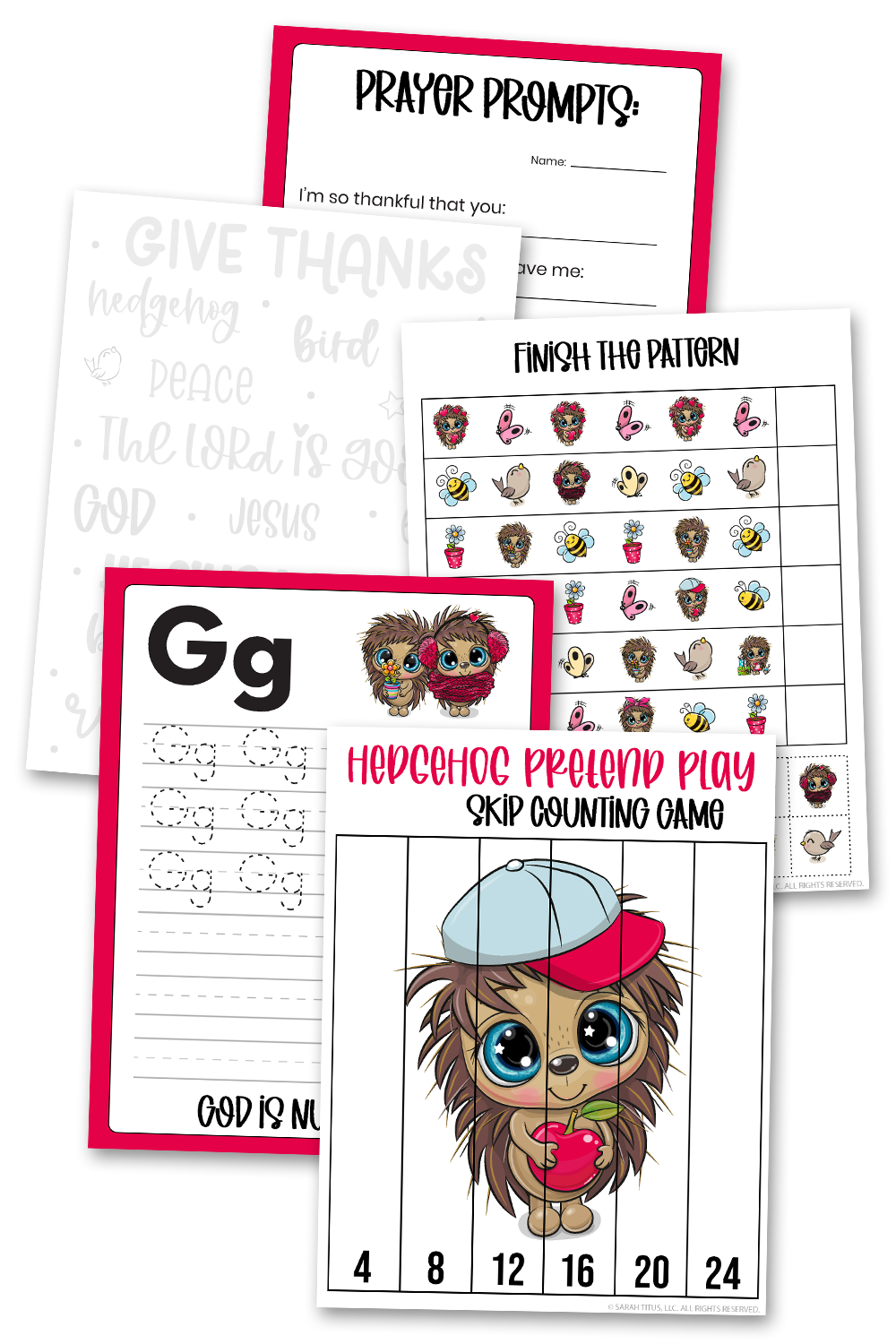 God is Nurturing Kids Activities Pack 