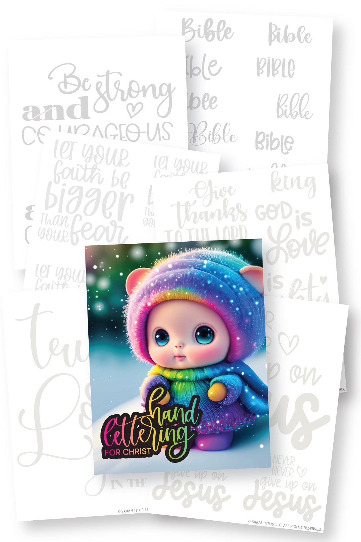 Hand Lettering for Christ {40 Pages}