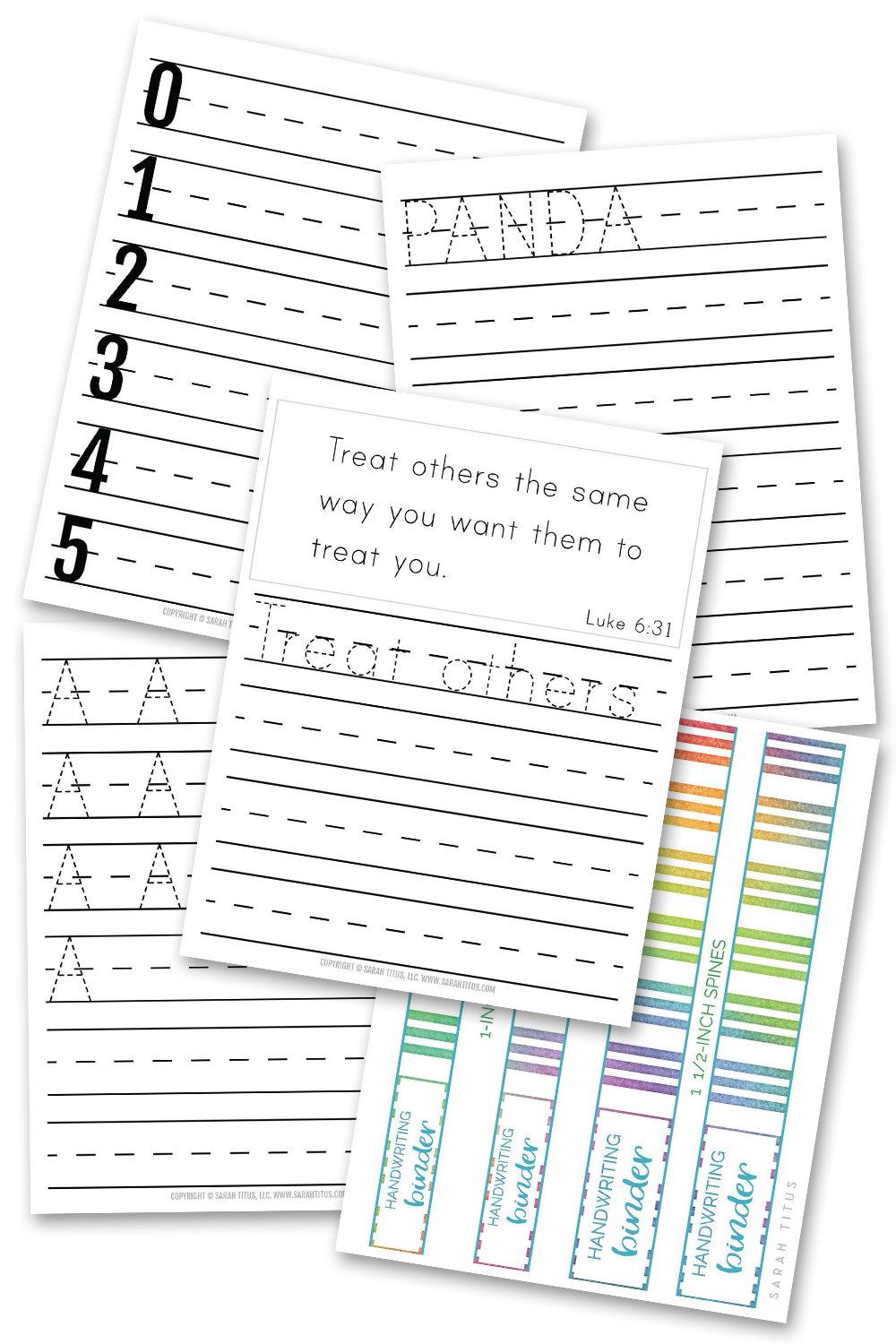 Handwriting Binder