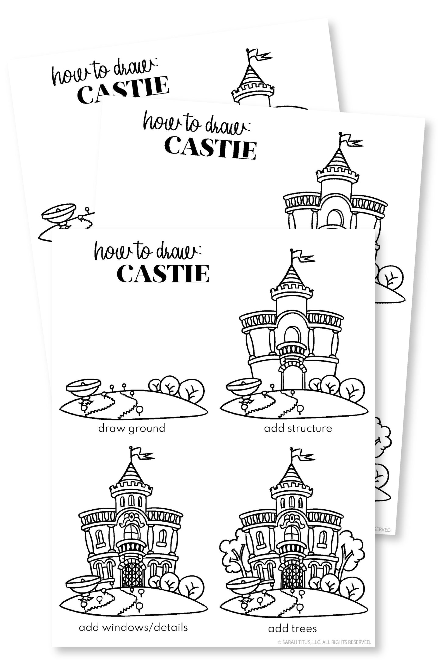 How to Draw a Castle