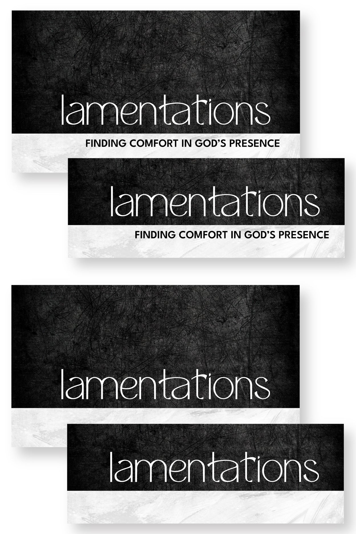 Lamentations Sermon Series Graphics