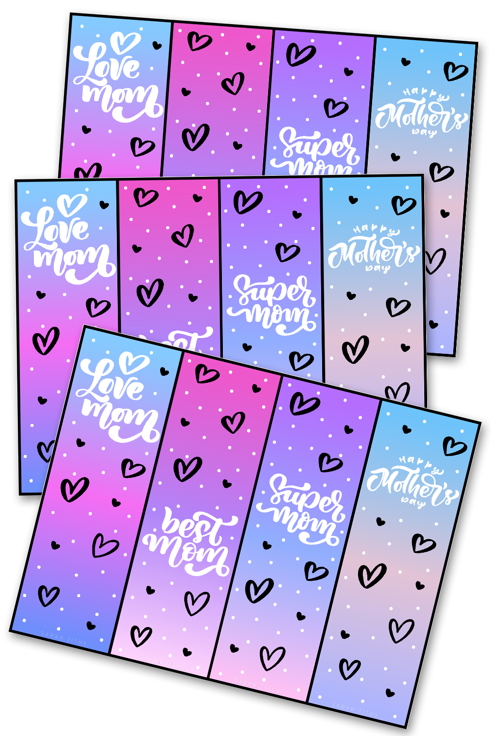 Mother's Day Bookmarks