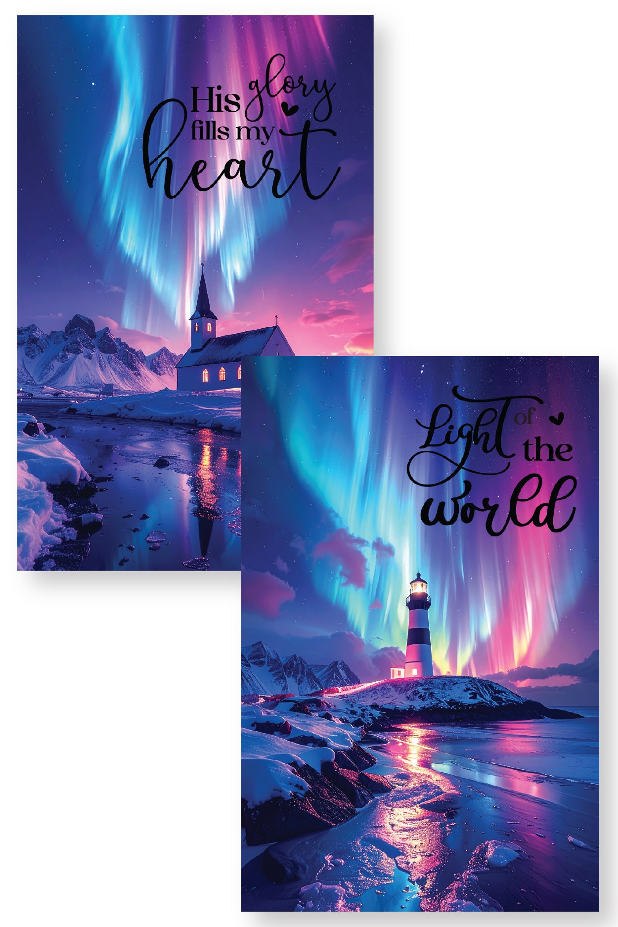 Northern Lights Church Bulletins {13 Pages}
