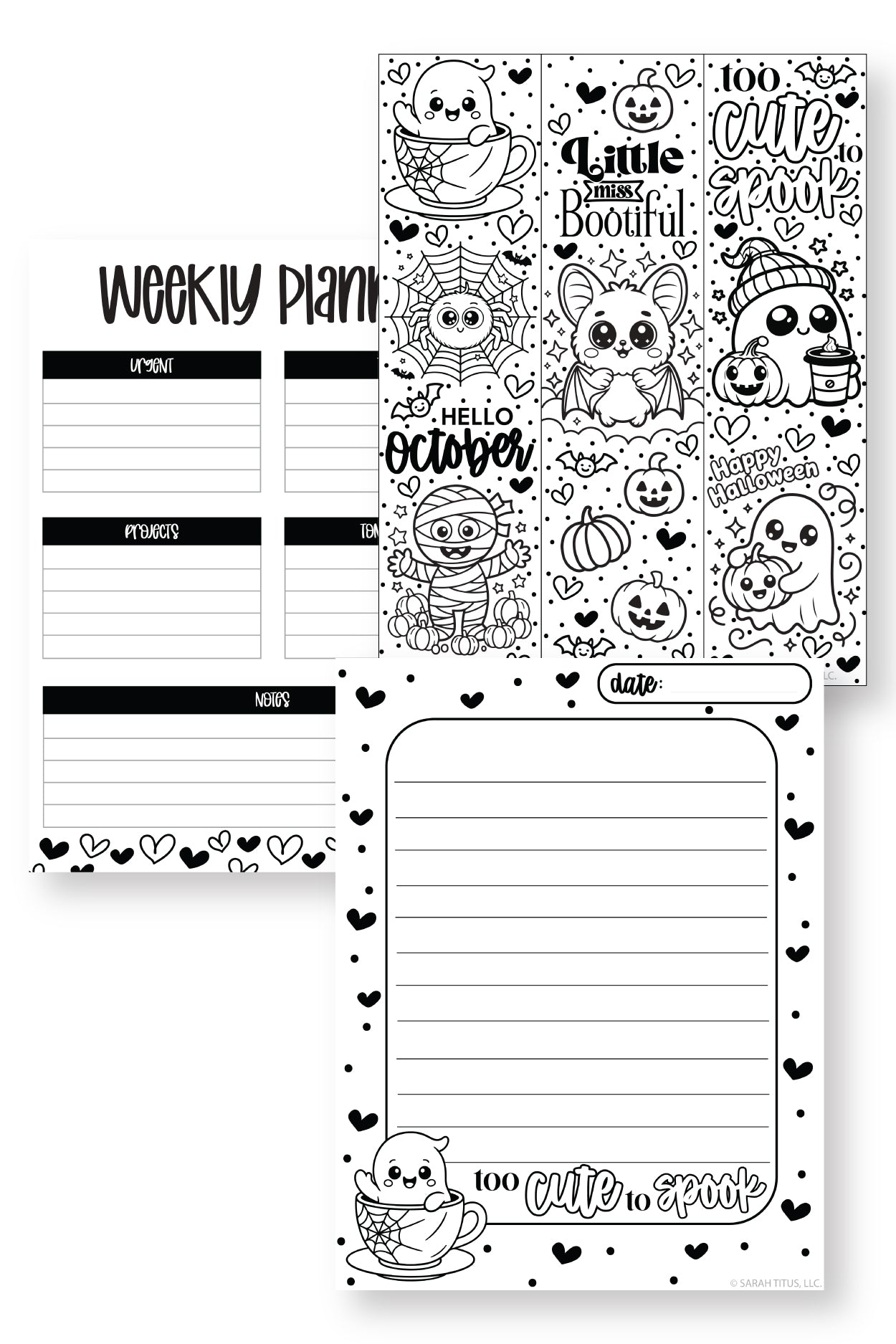 October Planner Pack {9 Pages}