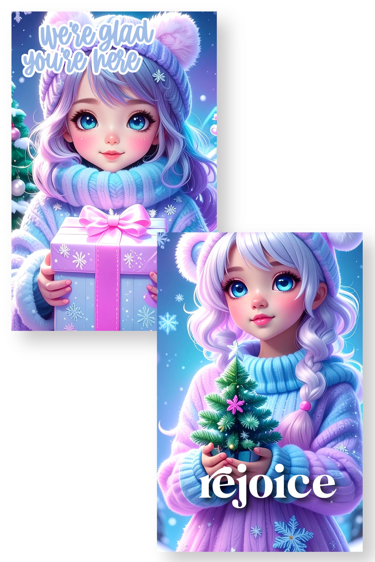 Pastel Christmas Church Bulletins {8 Pages}