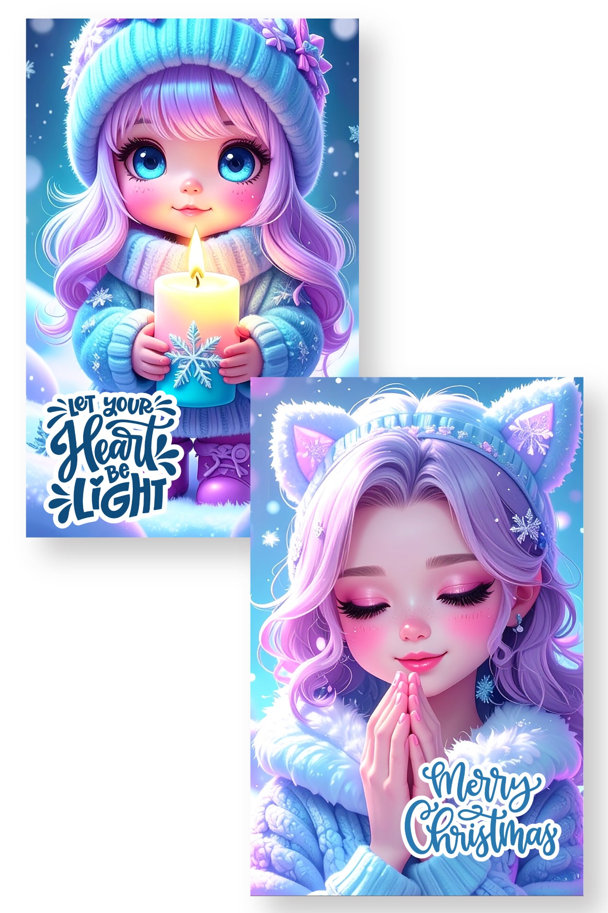 Pastel Christmas Church Bulletins {8 Pages}