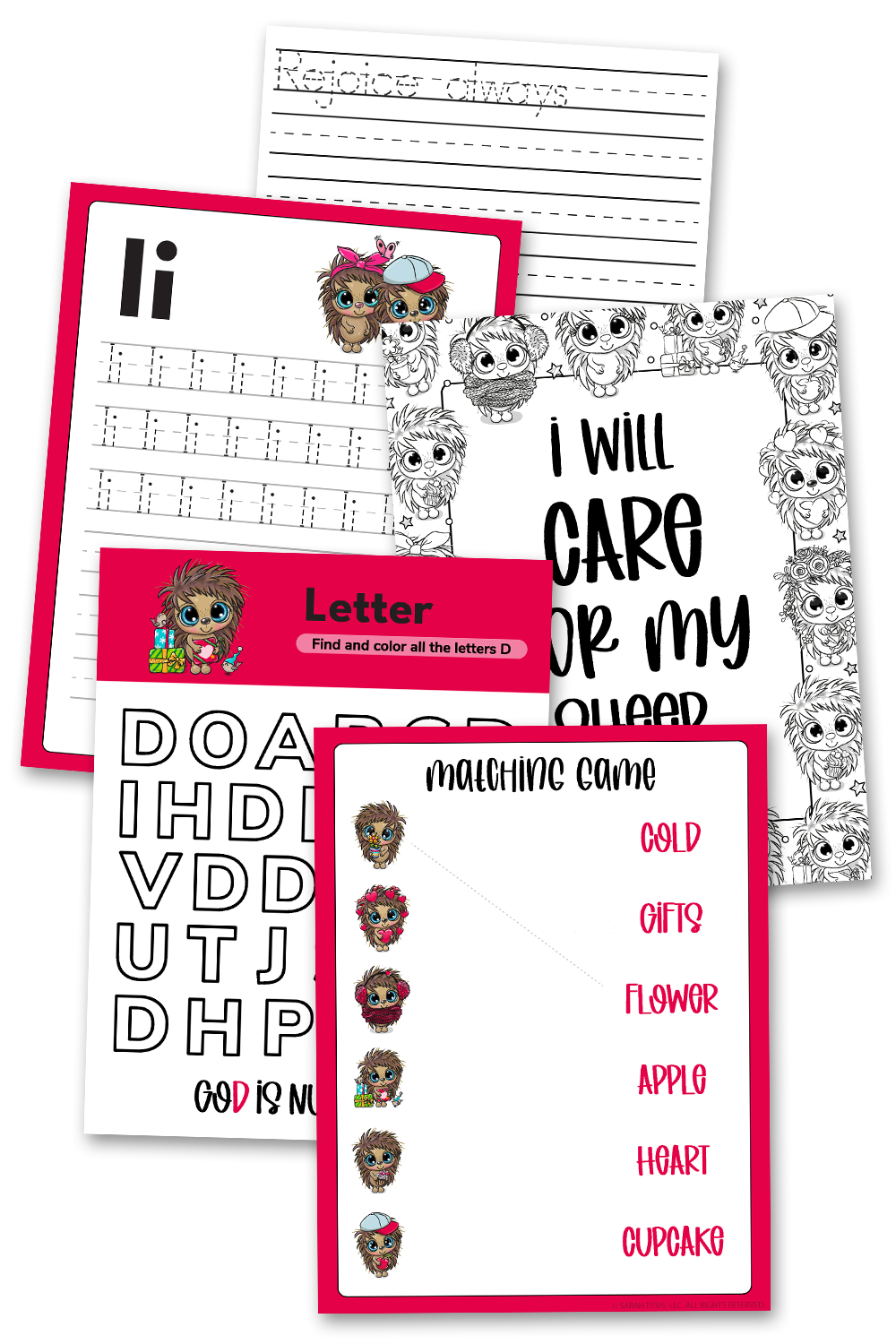 God is Nurturing Kids Activities Pack