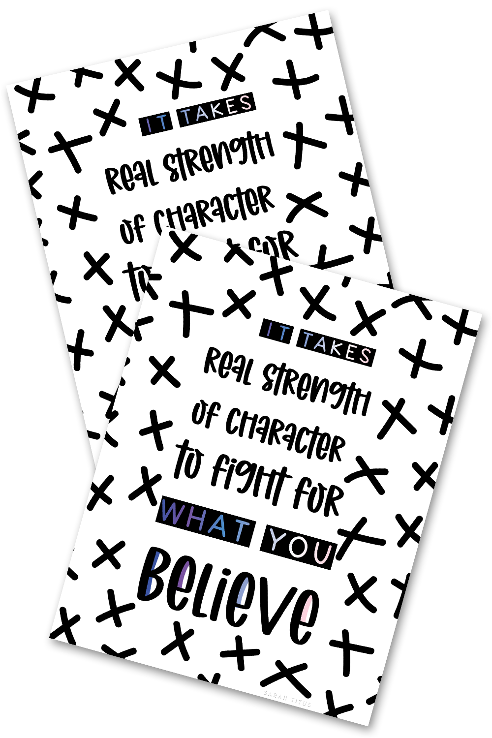 Real Strength Wall Art