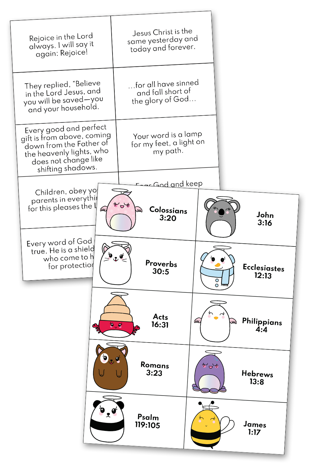 Scripture Memory Verse Cards Sarah Titus