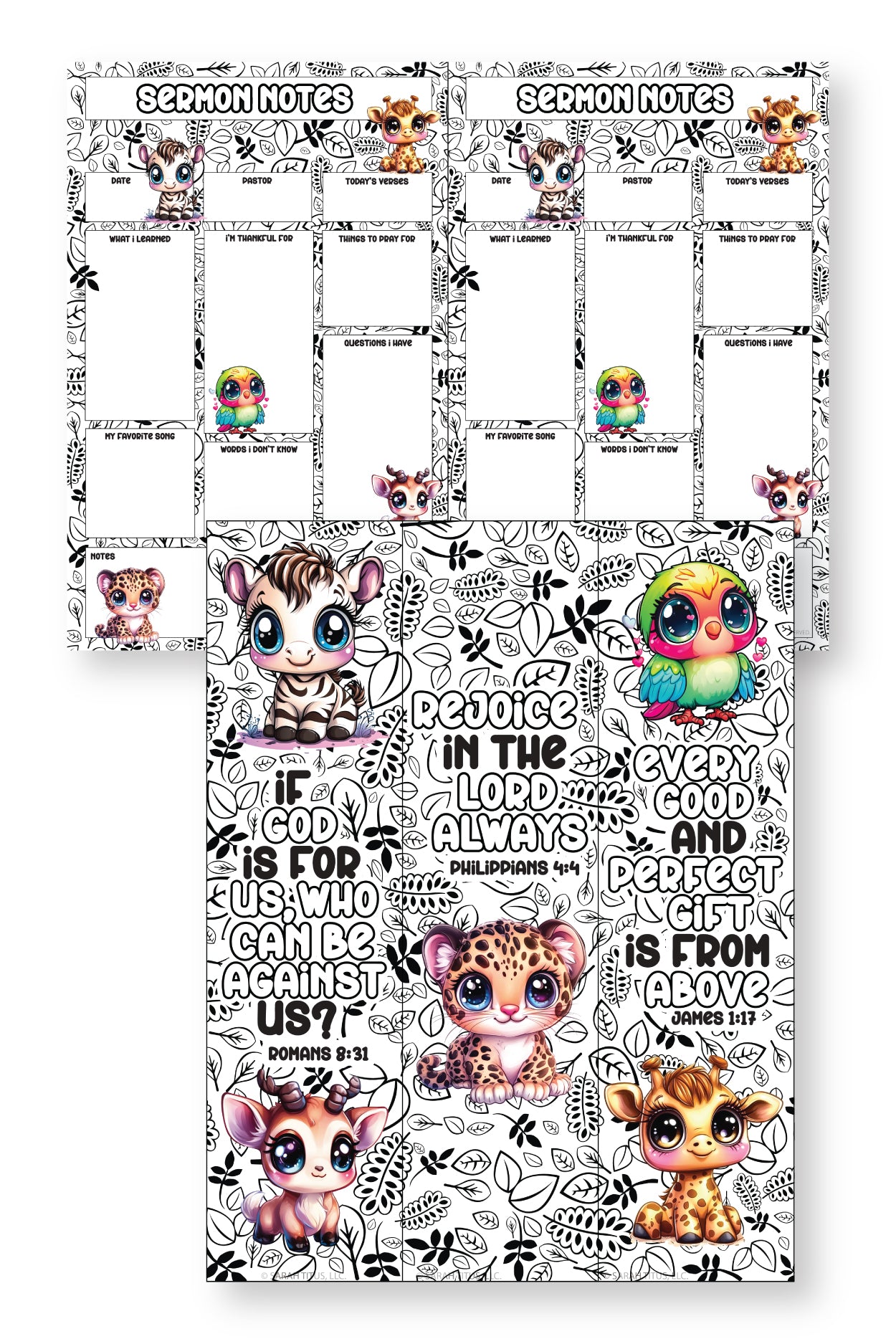 Safari Sermon Notes & Bookmarks