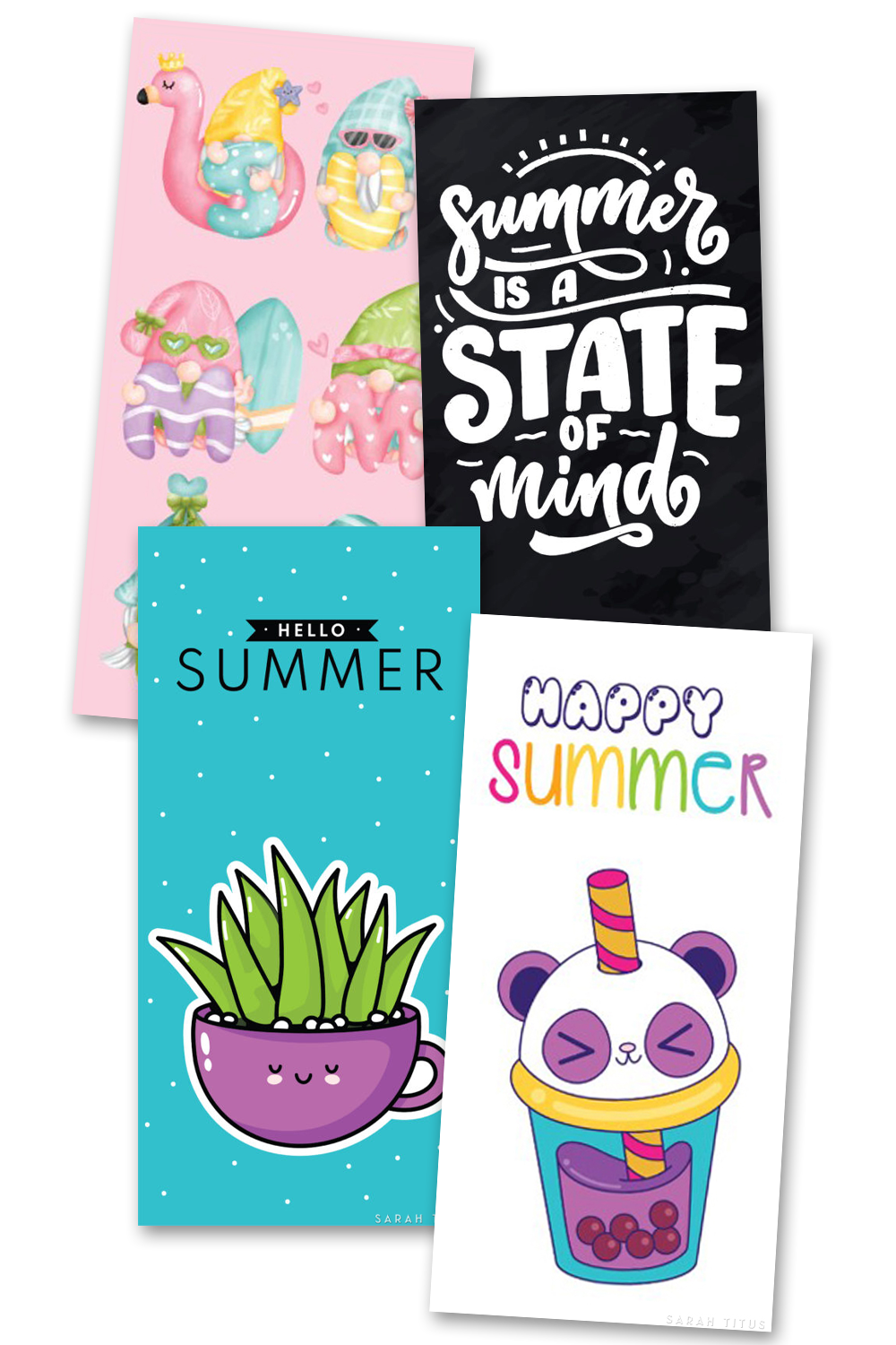 Summer Text Cards