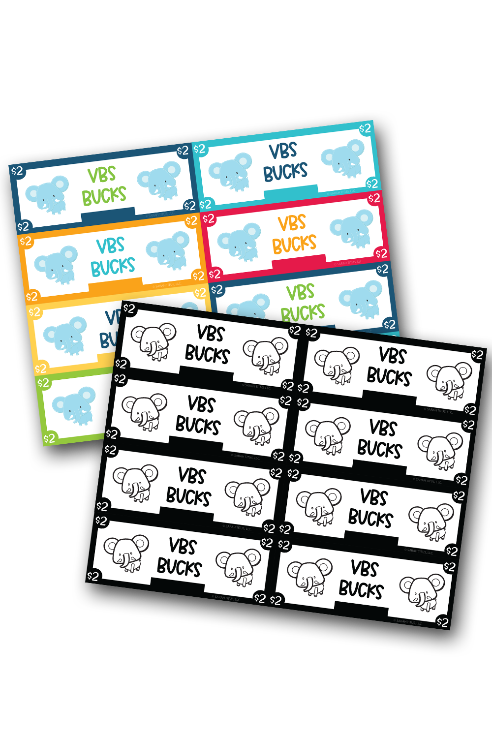 Animal Safari VBS Bucks $2