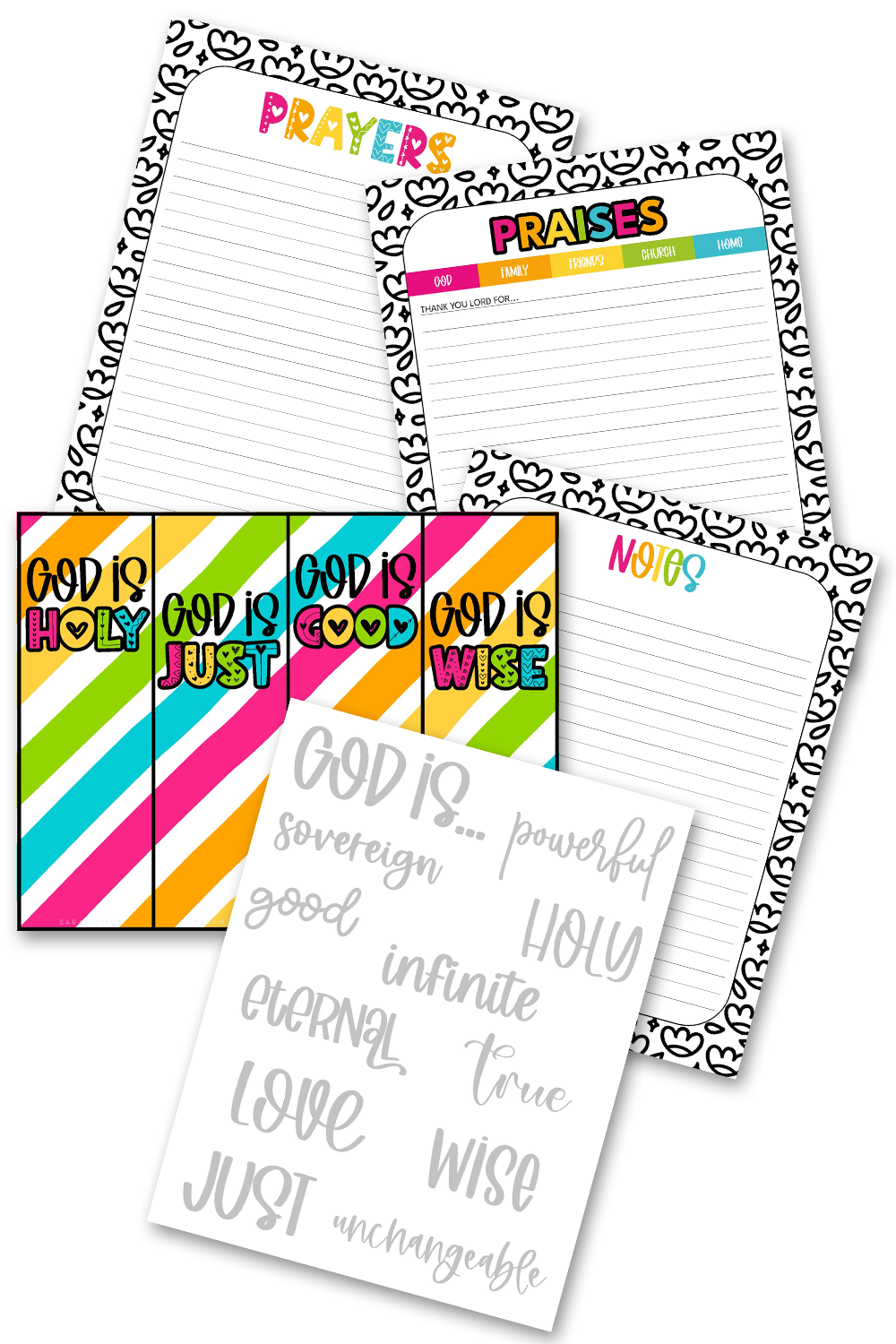 Attributes of God Bible Study Binder