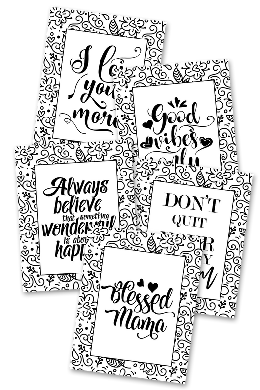 Blessed Mama Coloring Sheets Pack