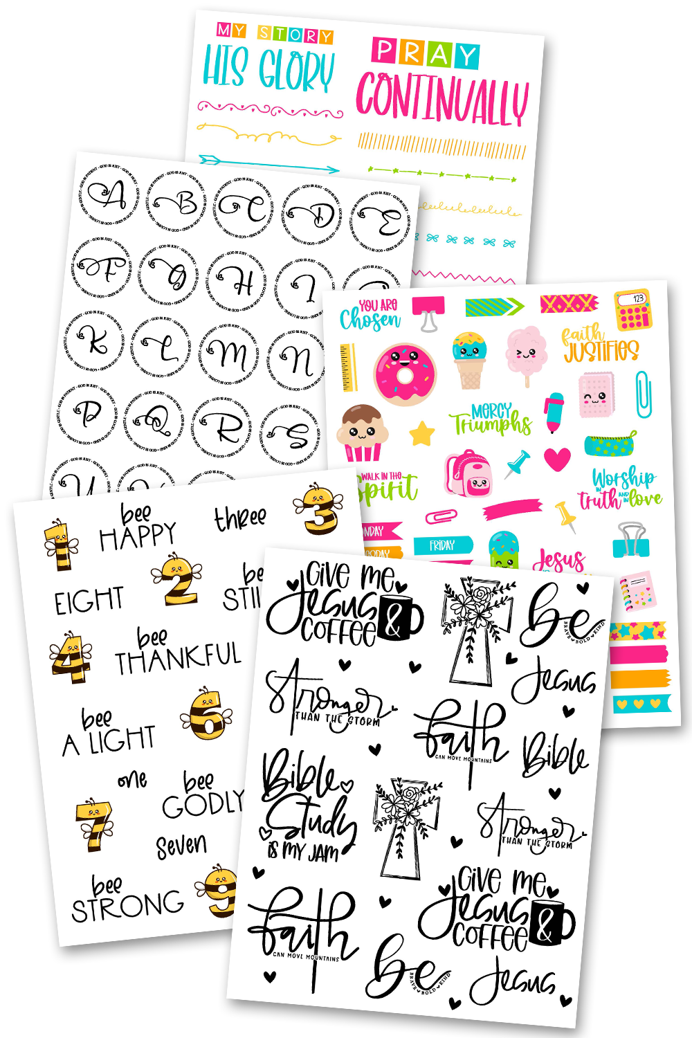 Christian Sticker Book {1,500+ Stickers}