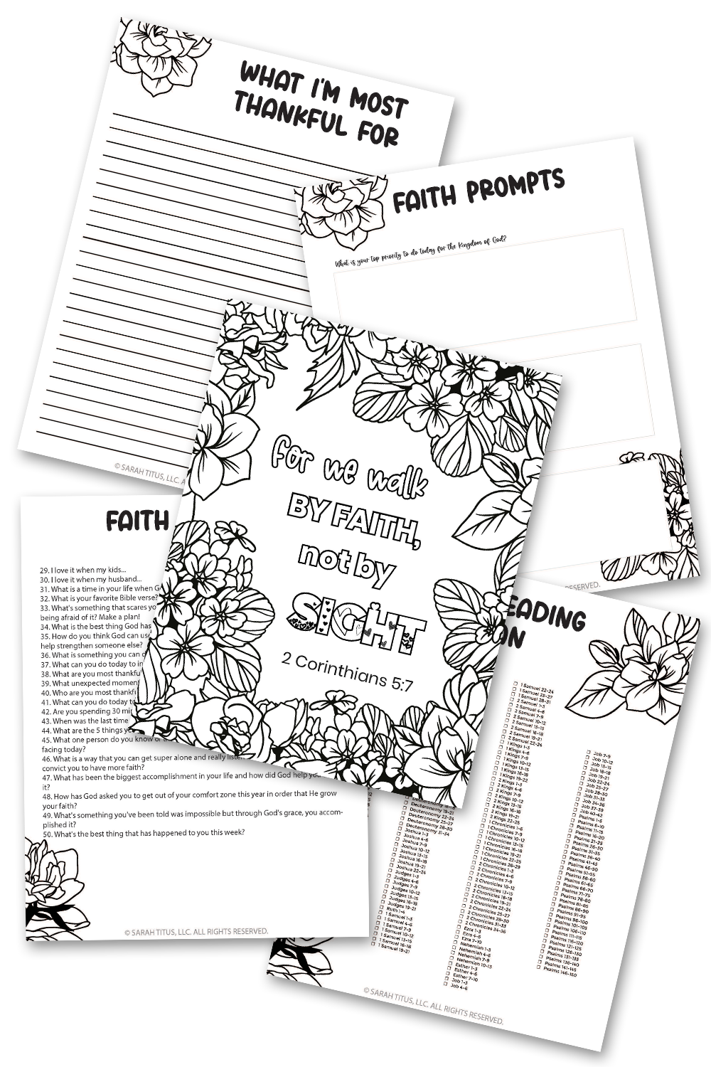 Faith Prompts Binder