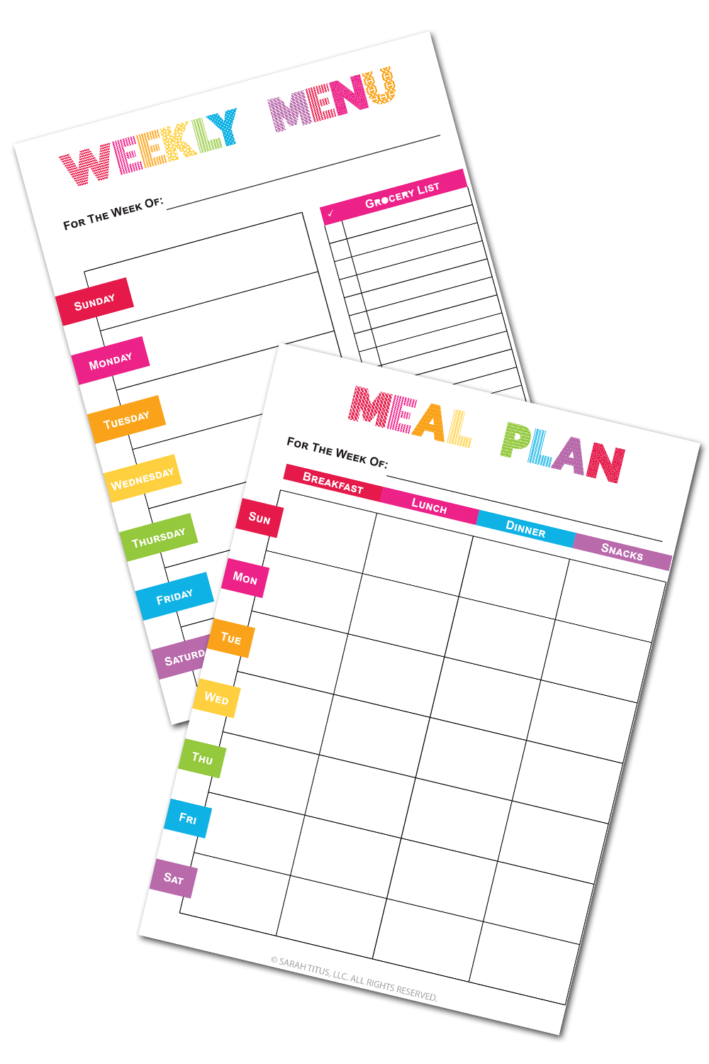 Rainbow Meal Plan