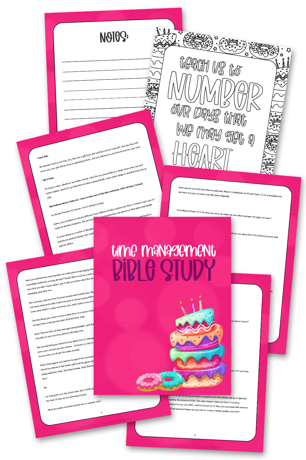 Time Management Bible Study {9 pages}