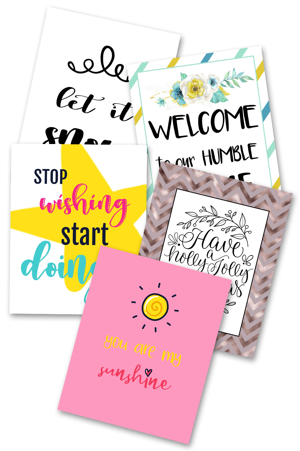 Get Inspired Wall Art Bundle