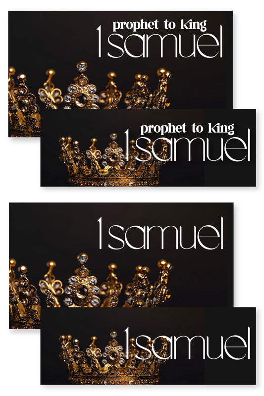 1 Samuel Sermon Series Graphics