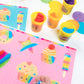 Rainbow Playdough Mat Game