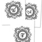 26 Colorable Monogram Wall Art Printables