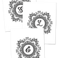 26 Colorable Monogram Wall Art Prints