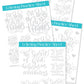 Alphabet Hand Lettering Practice Sheets {35+ Page Workbook}
