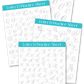 Alphabet Hand Lettering Practice Sheets Set