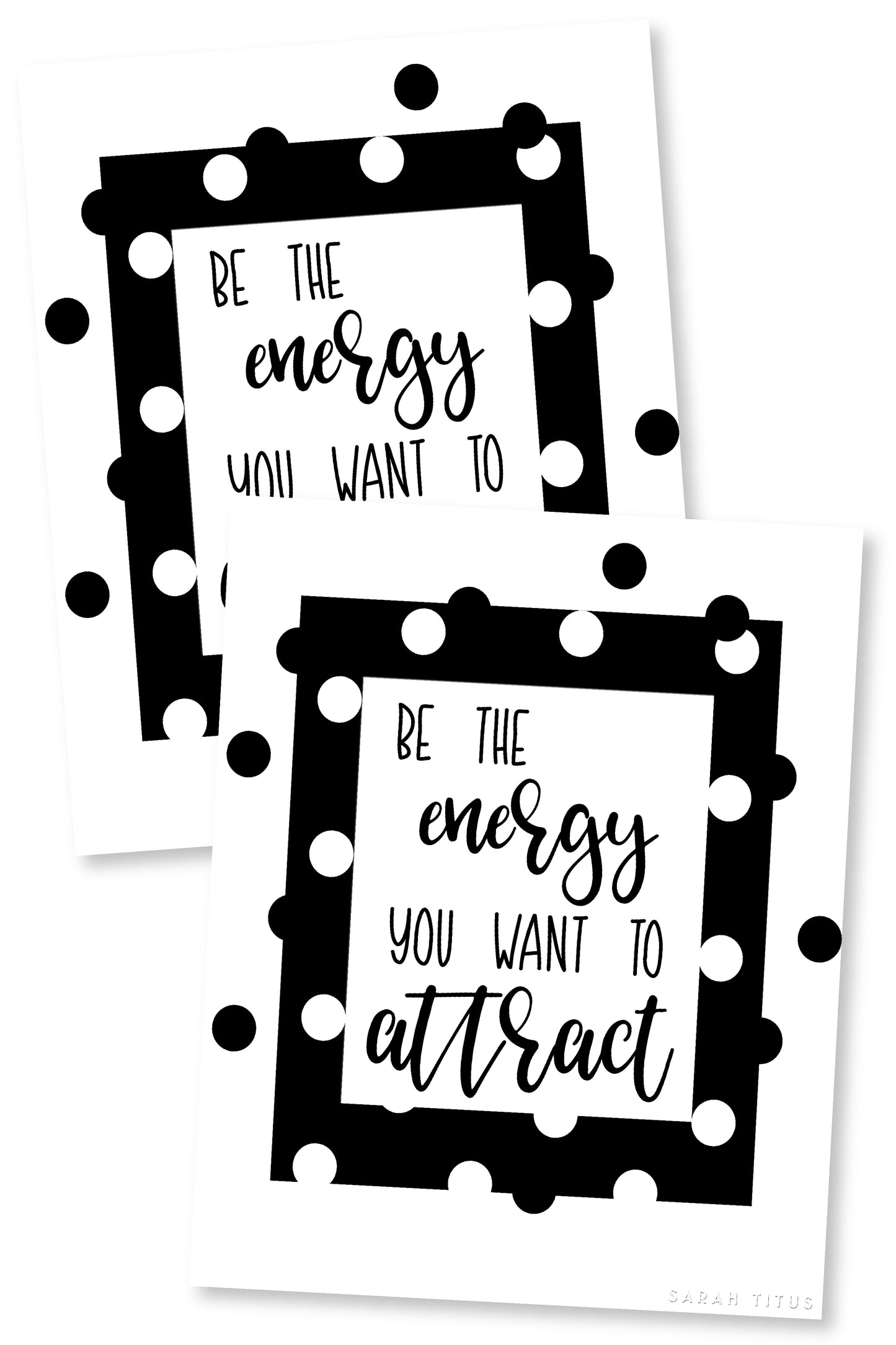 Be The Energy Wall Art Printable