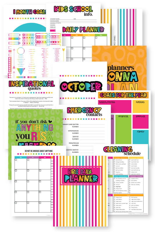 Undated Bible Daily Planner {500+ Pages}
