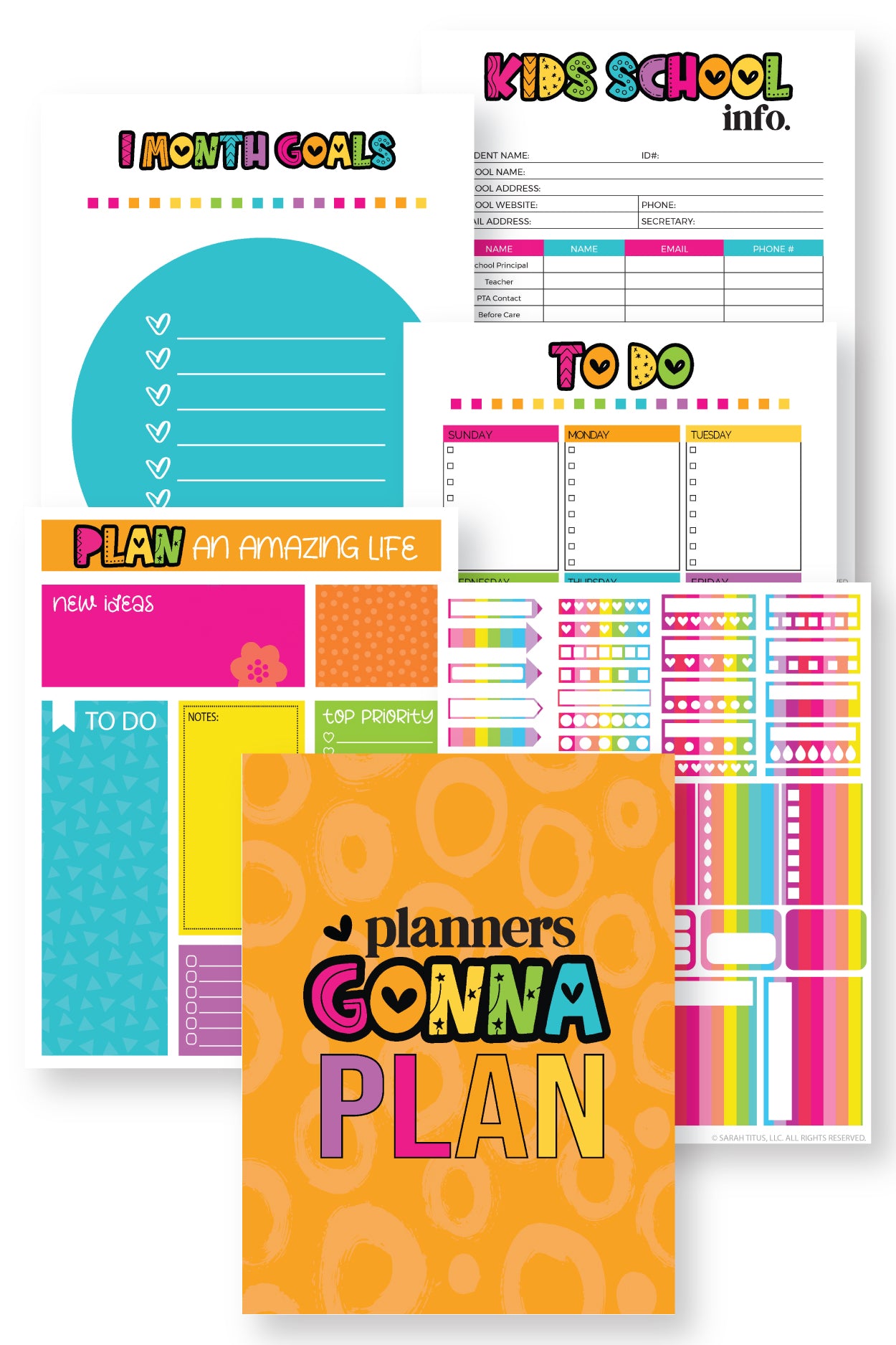 Undated Bible Daily Planner {500+ Pages}