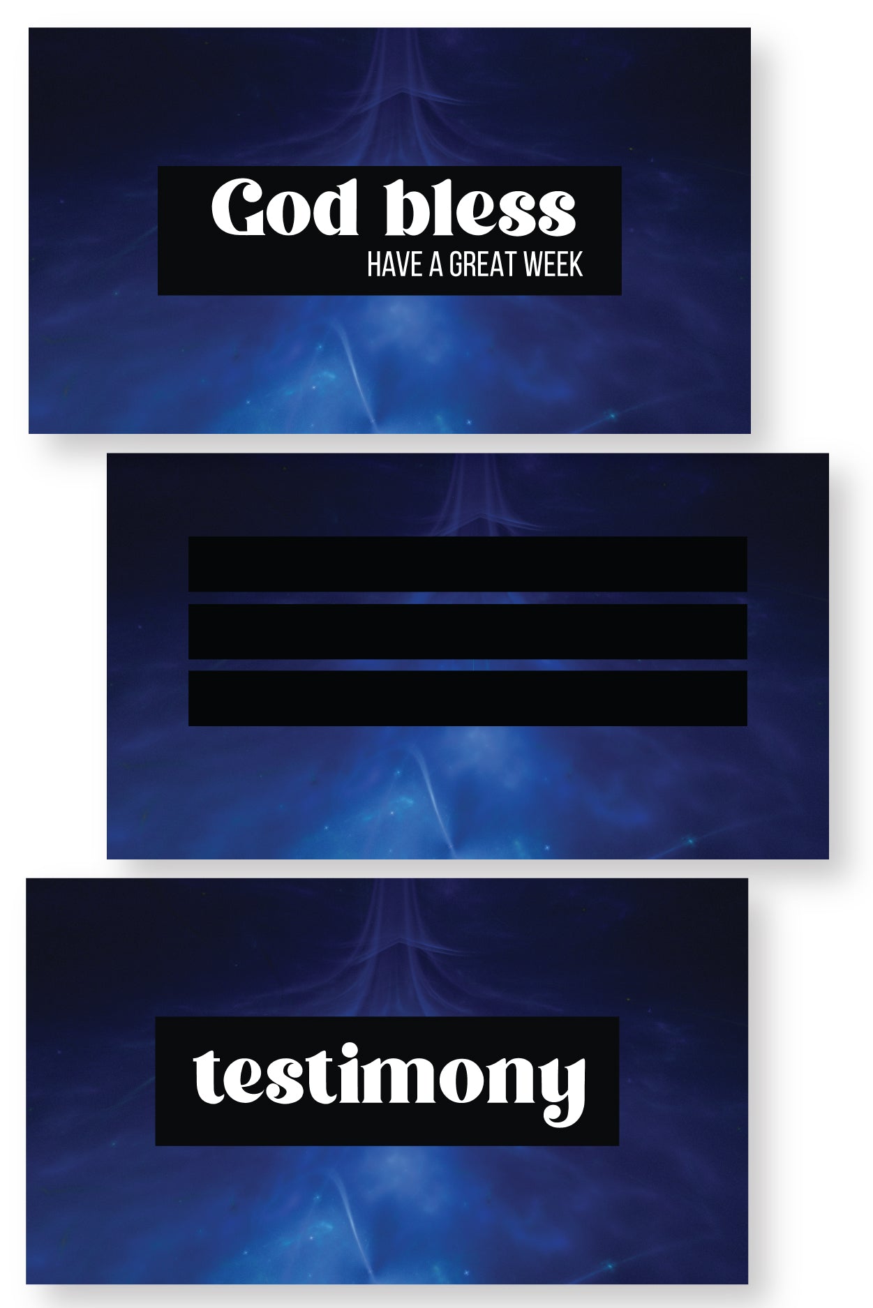 Midnight Blue Slide Templates {65+ Slides}