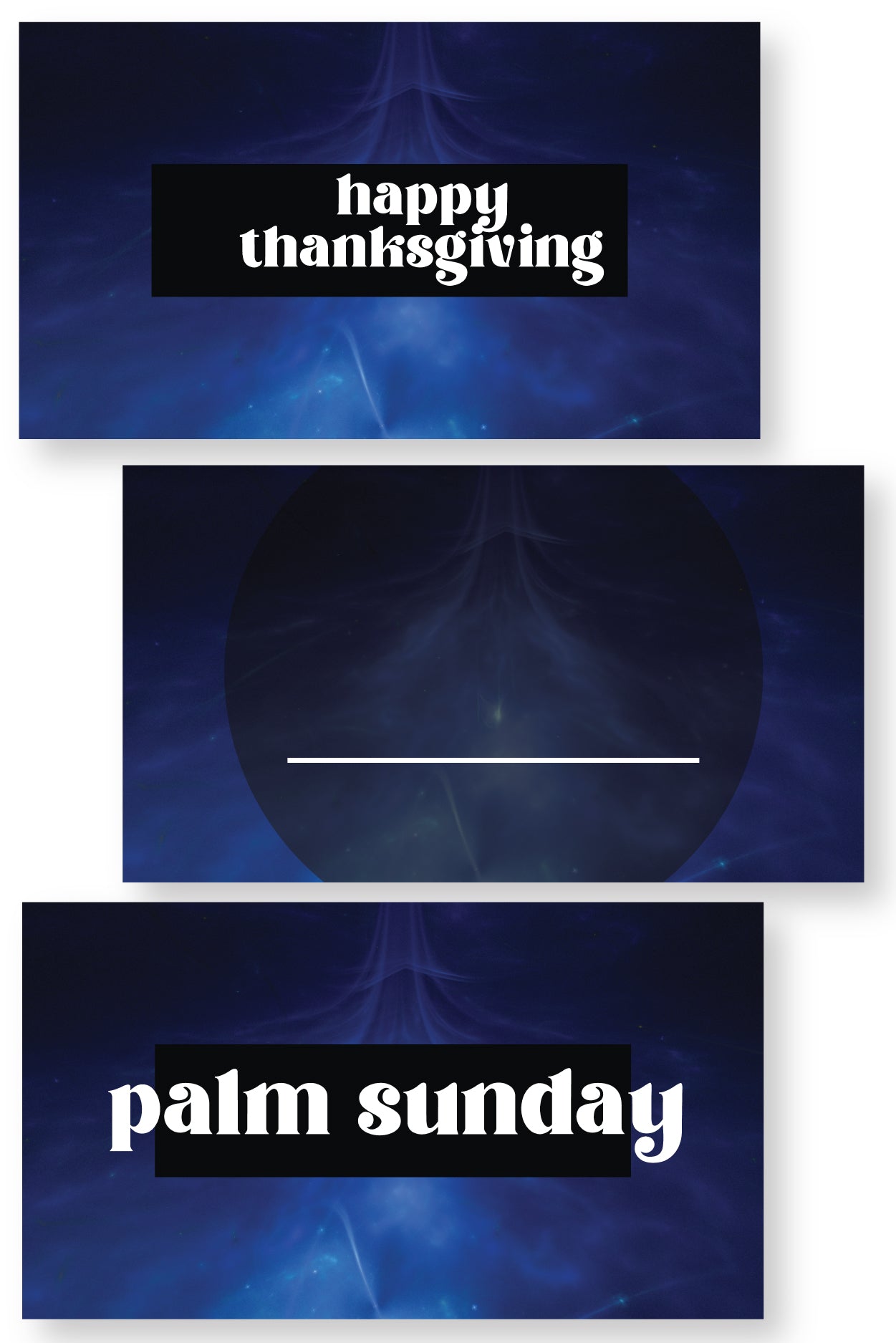 Midnight Blue Slide Templates {65+ Slides}