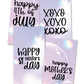 Bubble Text Cards