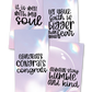 Bubble Text Cards Design