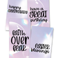 Bubbles Text Cards